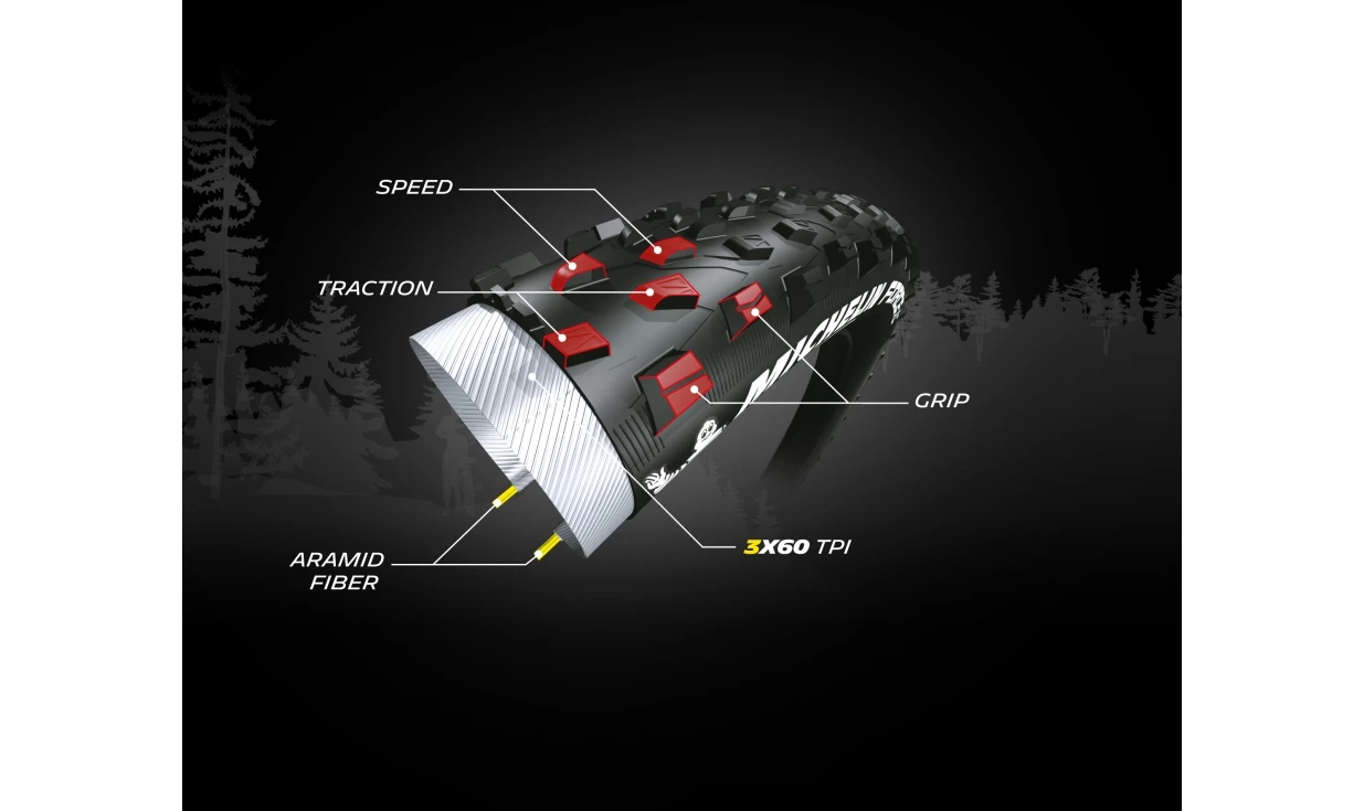 Pneu Michelin Force XC Performance - Tubeless Ready 5 Pneu Michelin Force XC Performance - Tubeless Ready – Image 5