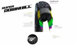 Pneu Schwalbe Magic Mary - Addix Ultra Soft - Super Downhill - Tubeless Easy 12 Pneu Schwalbe Magic Mary - Addix Ultra Soft - Super Downhill - Tubeless Easy -Pneus Vtt Soldes caracsse super dh 1235x735