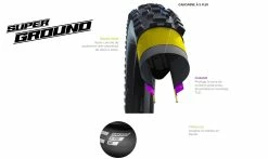 Pneu Schwalbe Racing Ray Addix SpeedGrip - Super Ground -Tubeless Easy -Pneus Vtt Soldes caracsse super ground 1235x735 3