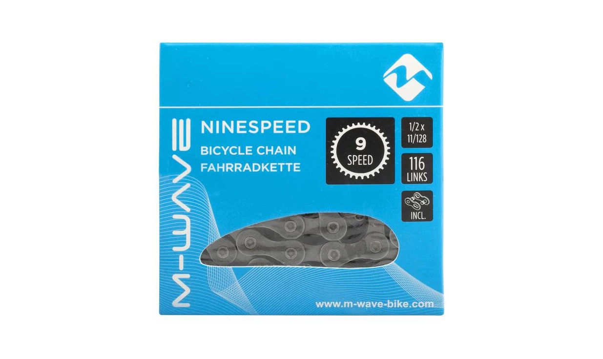 Chaine M-Wave 9 Vitesses 116 Maillons - Maillon Rapide 2 Chaine M-Wave 9 Vitesses 116 Maillons - Maillon Rapide – Image 2